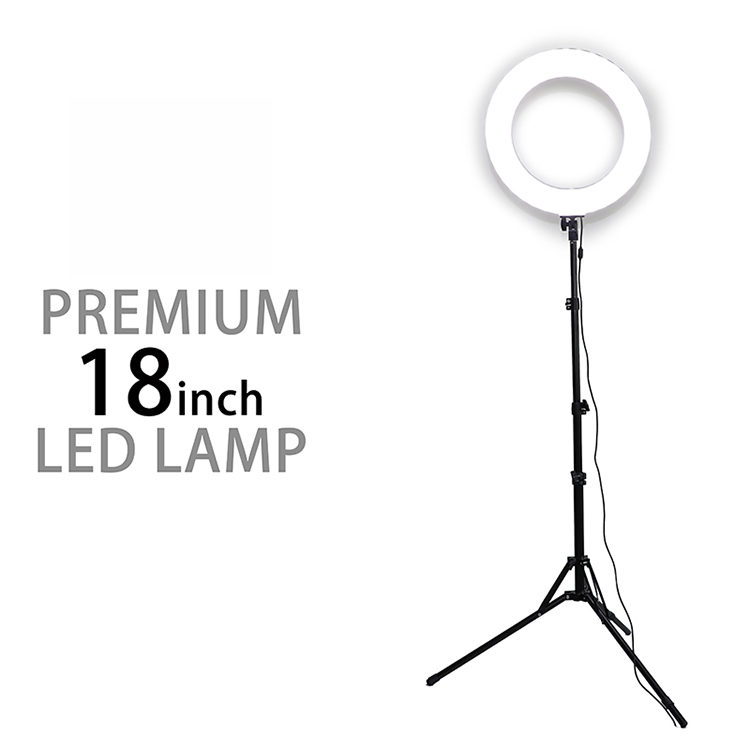 RING LIGHT - Lampe circulaire sur trépied