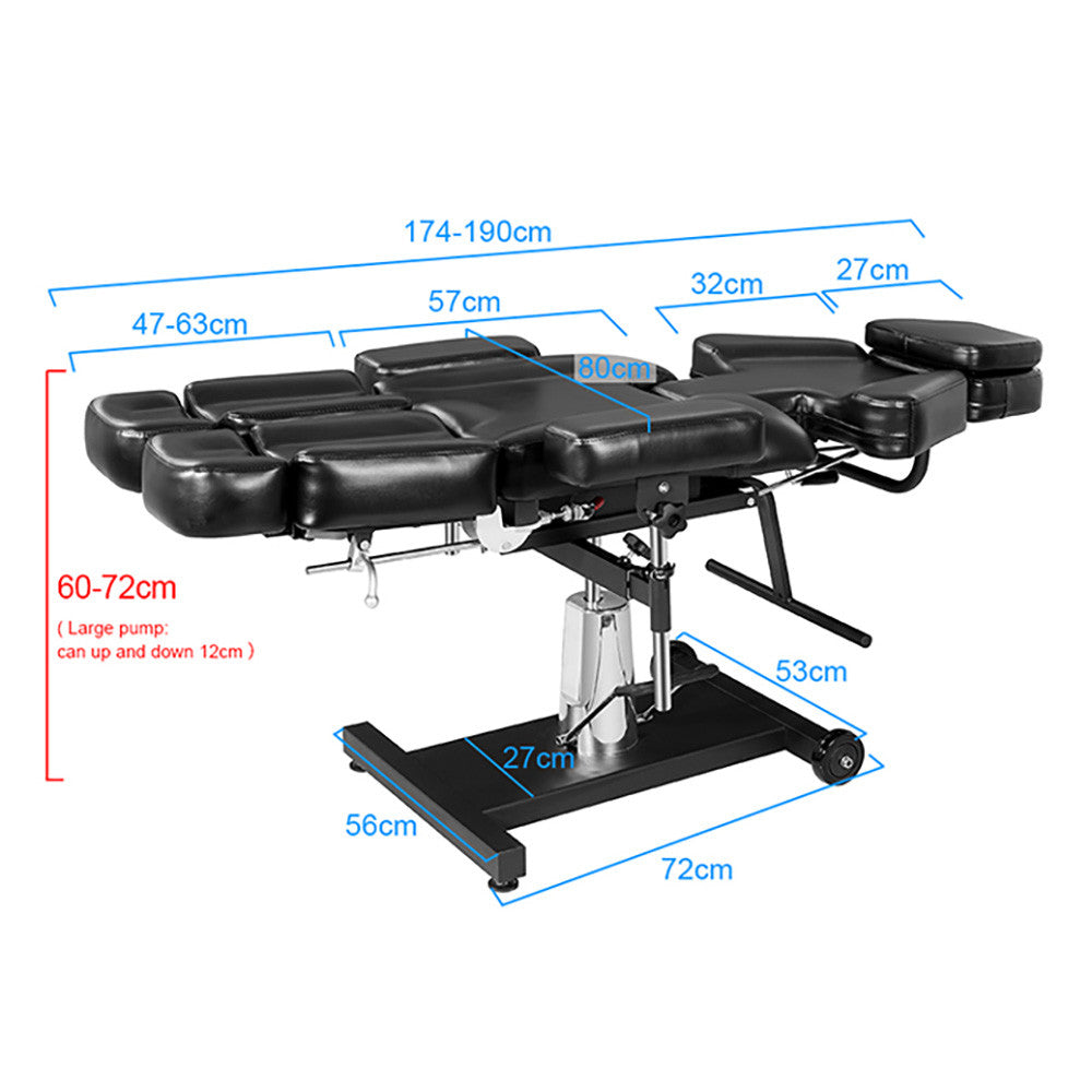 Fauteuil Hydraulique Professionnel - Noir