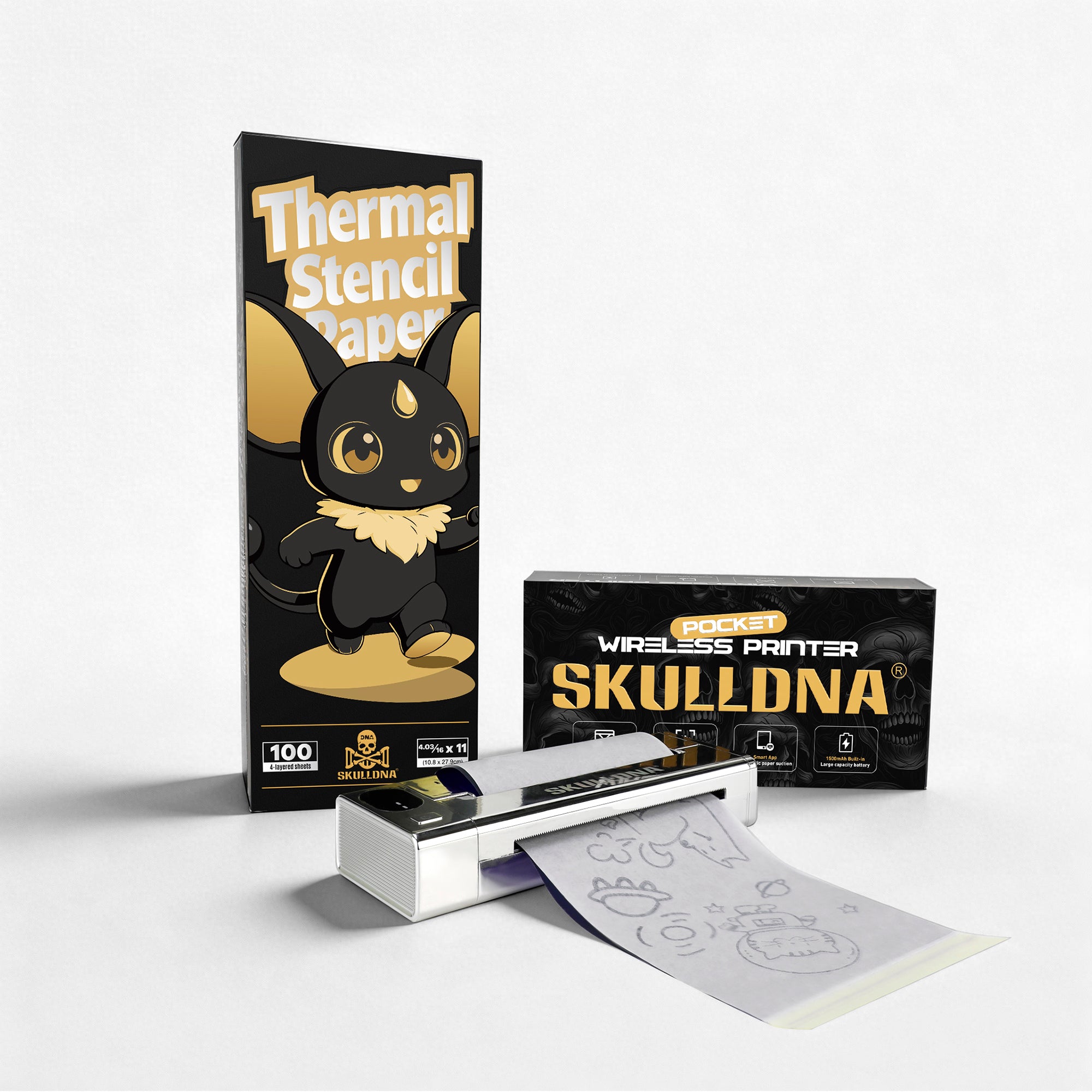 SKULLDNA - Papier Transfert Thermique Mini