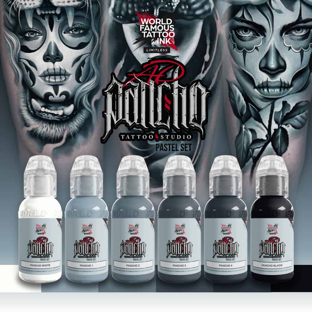 WORLD FAMOUS INK Limitless - Set A.D. Pancho Pastel Grey v2