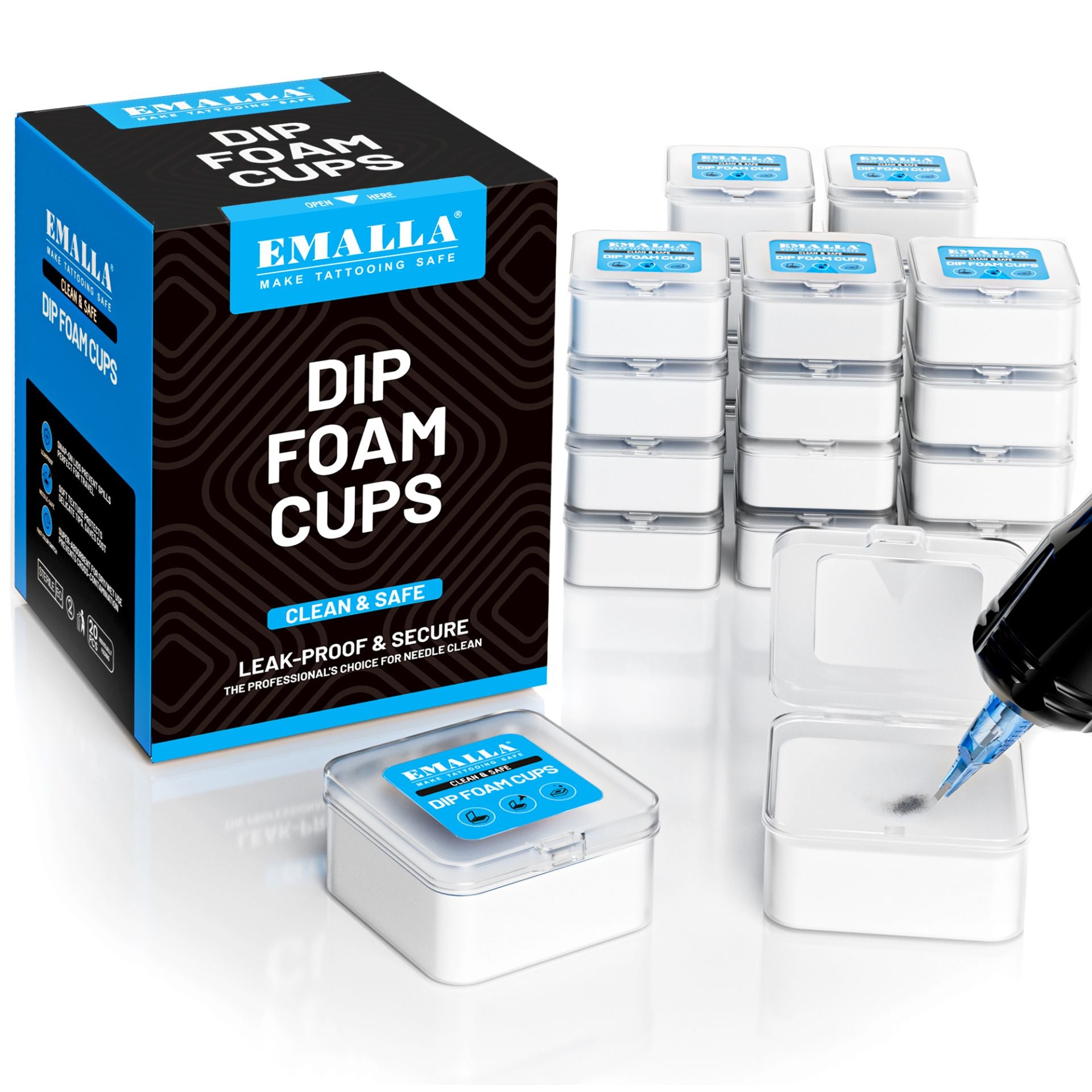 EMALLA - Dip Foam Cups - X20