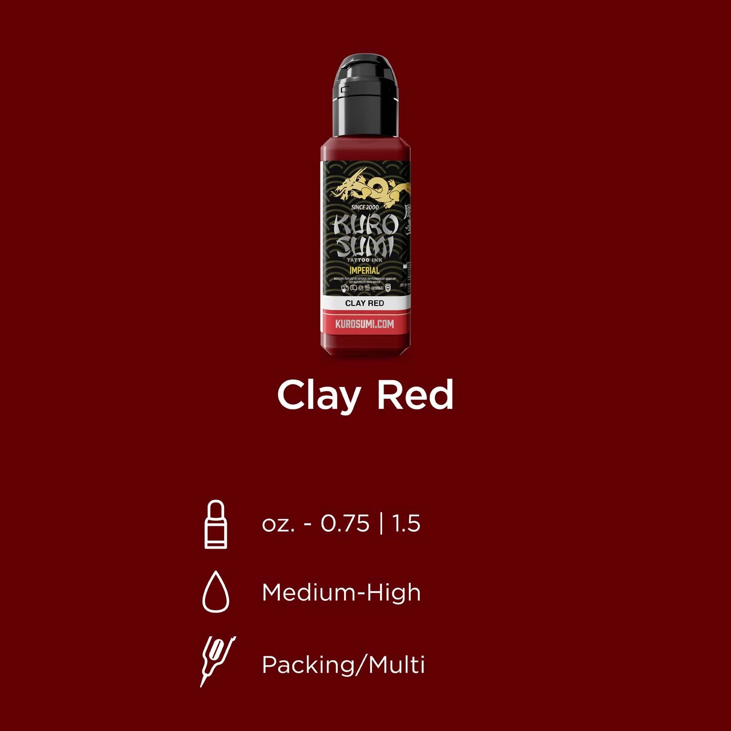 KURO SUMI Imperial - Clay Red