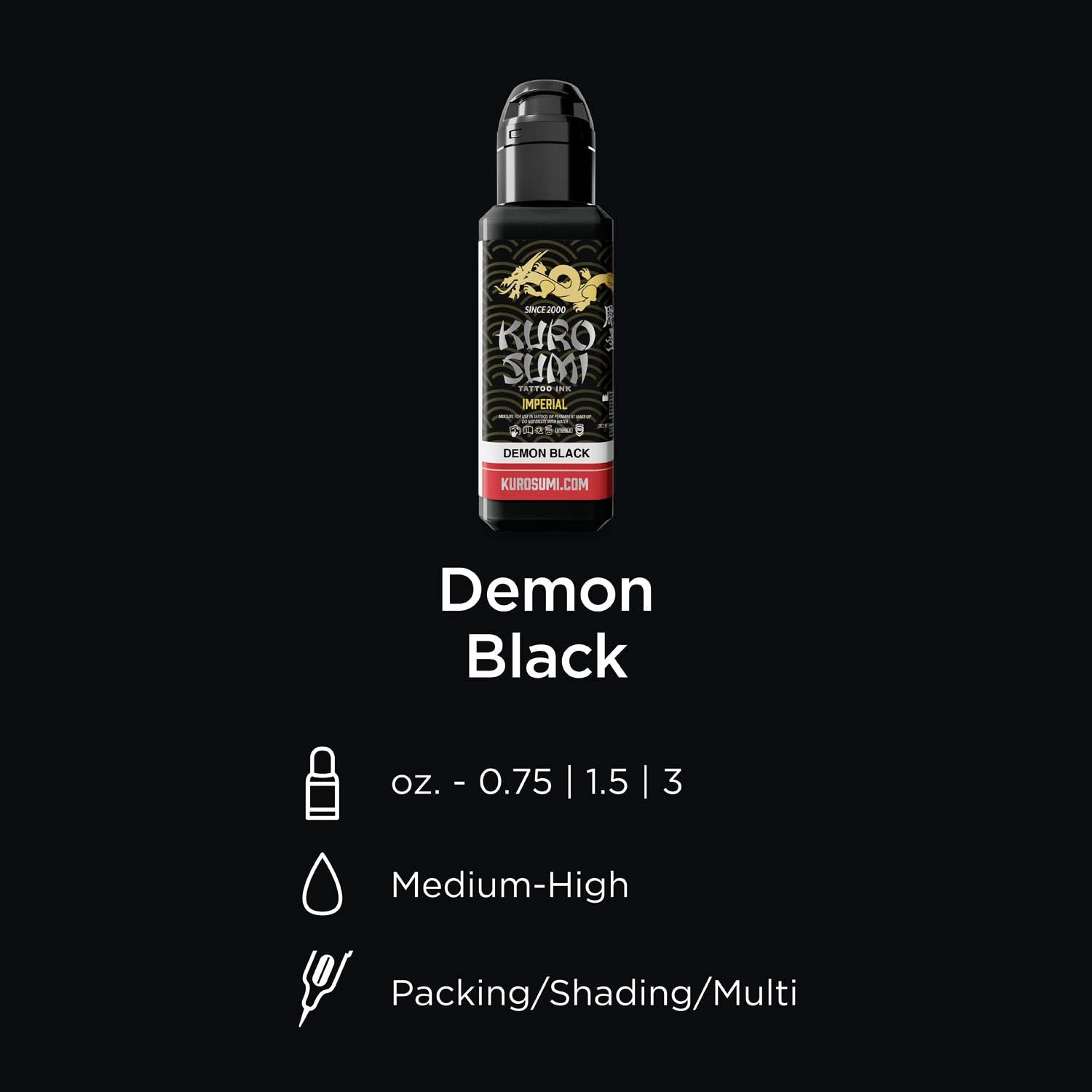 KURO SUMI Imperial - Demon Black