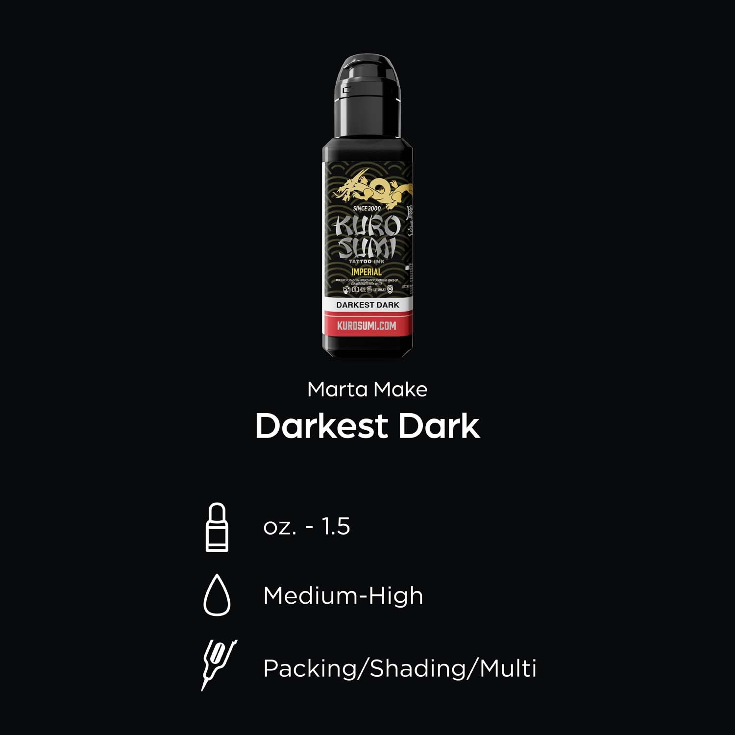 KURO SUMI Imperial - Darkest Dark