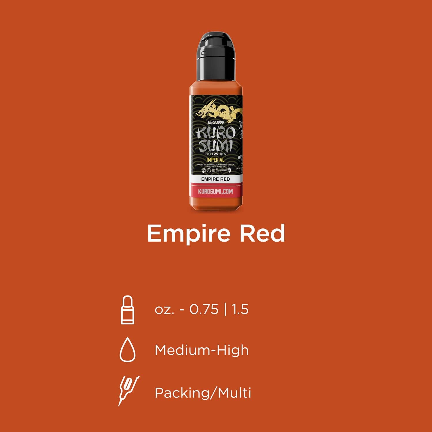 KURO SUMI Imperial - Empire Red