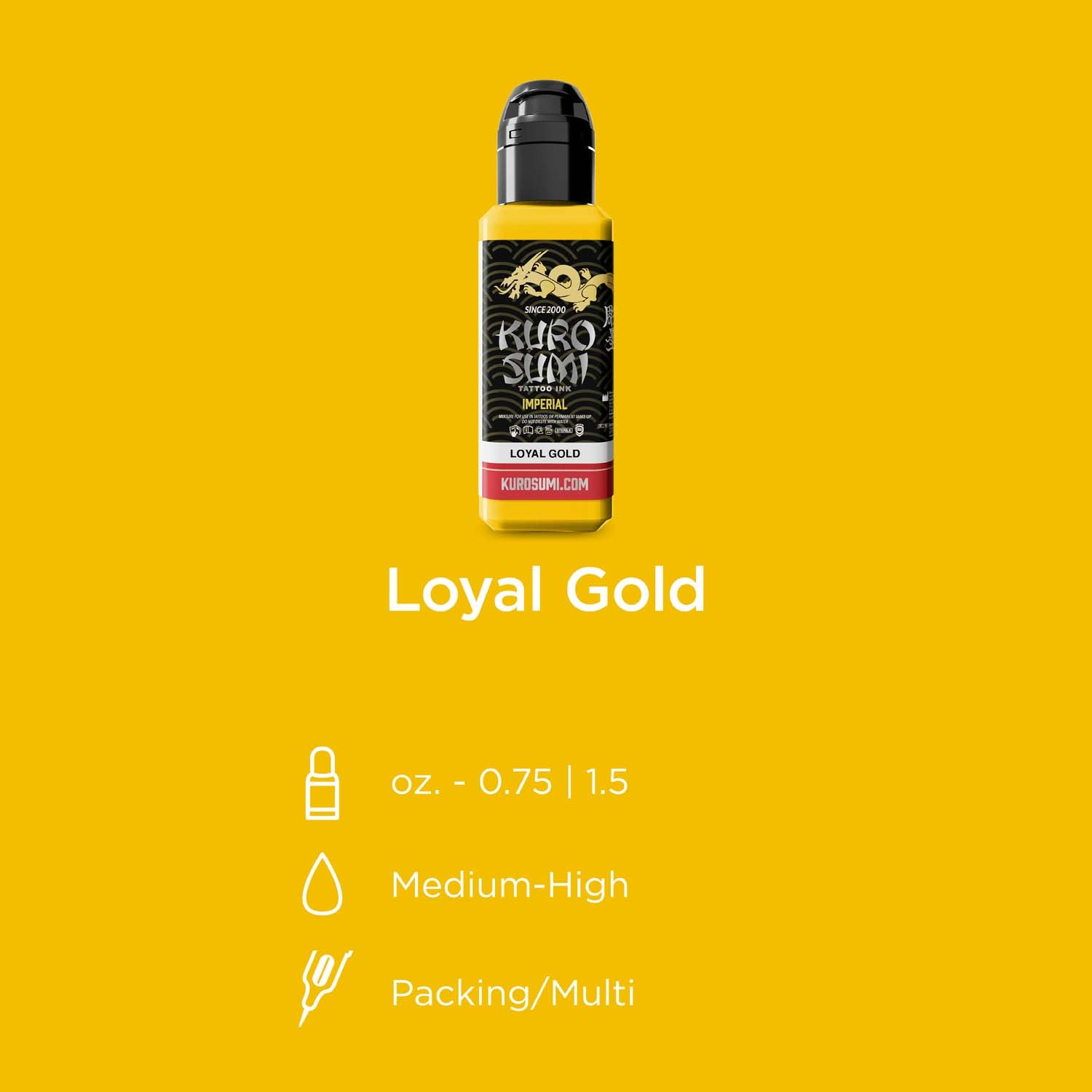 KURO SUMI Imperial - Loyal Gold