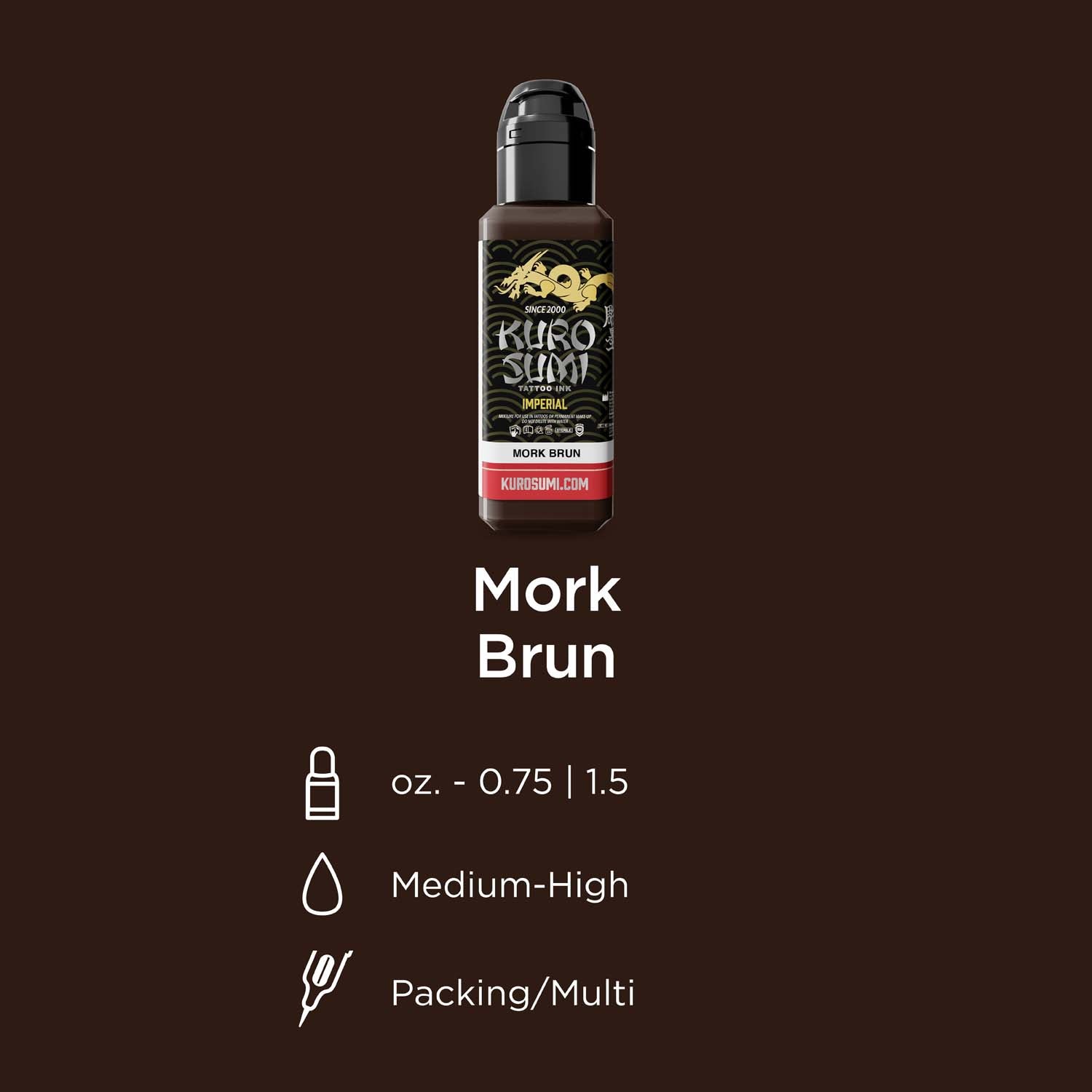 KURO SUMI Imperial - Mork Brun