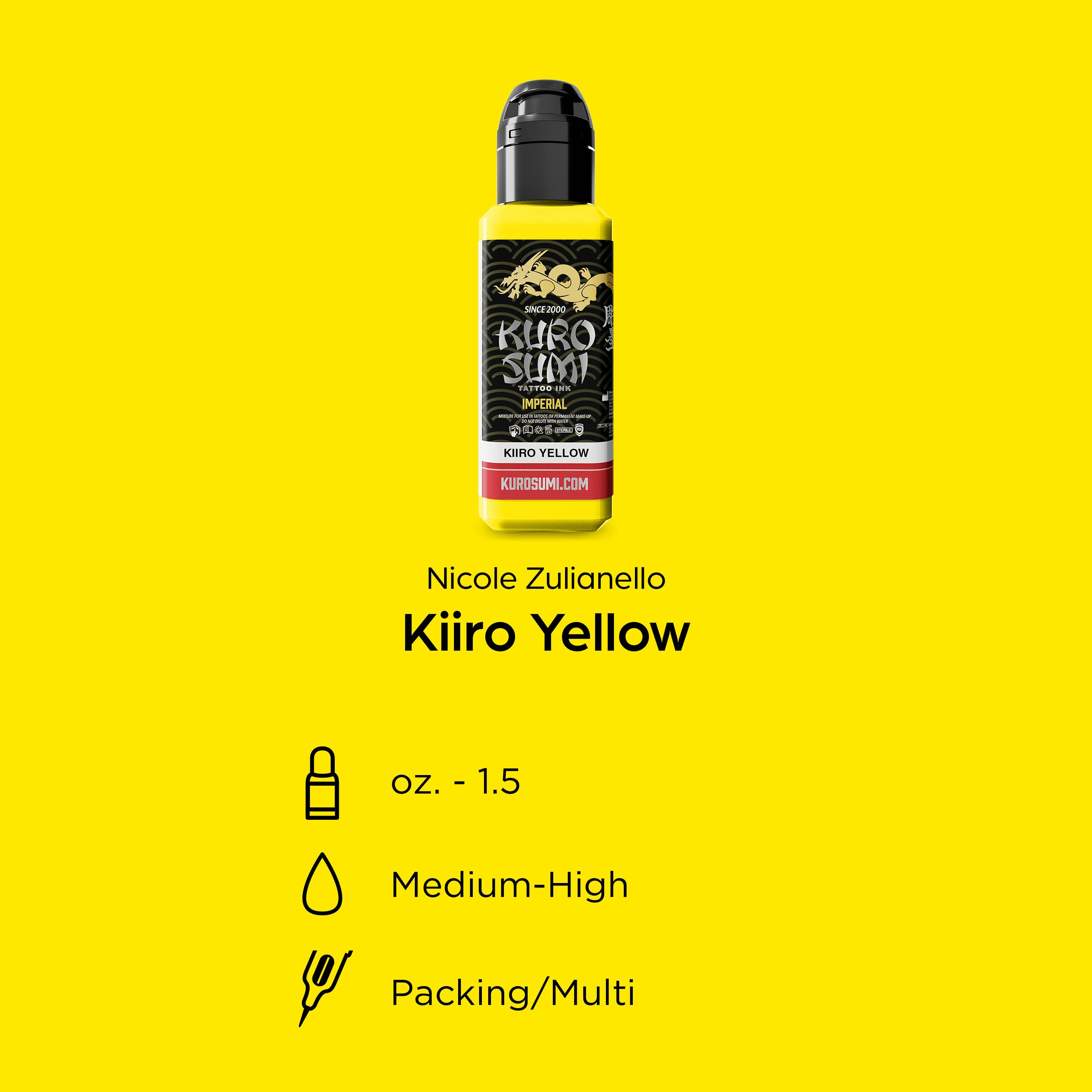 KURO SUMI Imperial - Kiiro Yellow