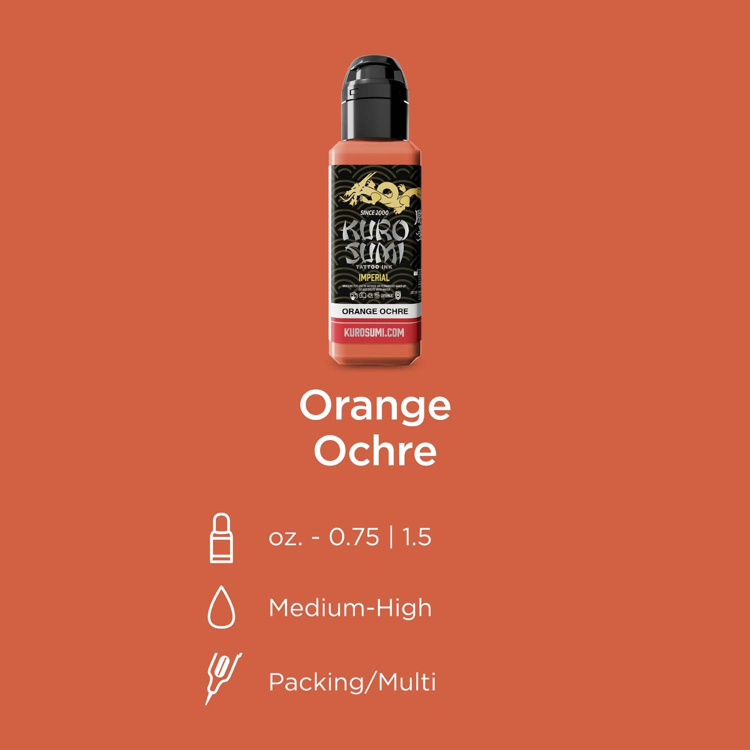 KURO SUMI Imperial - Orange Ochre