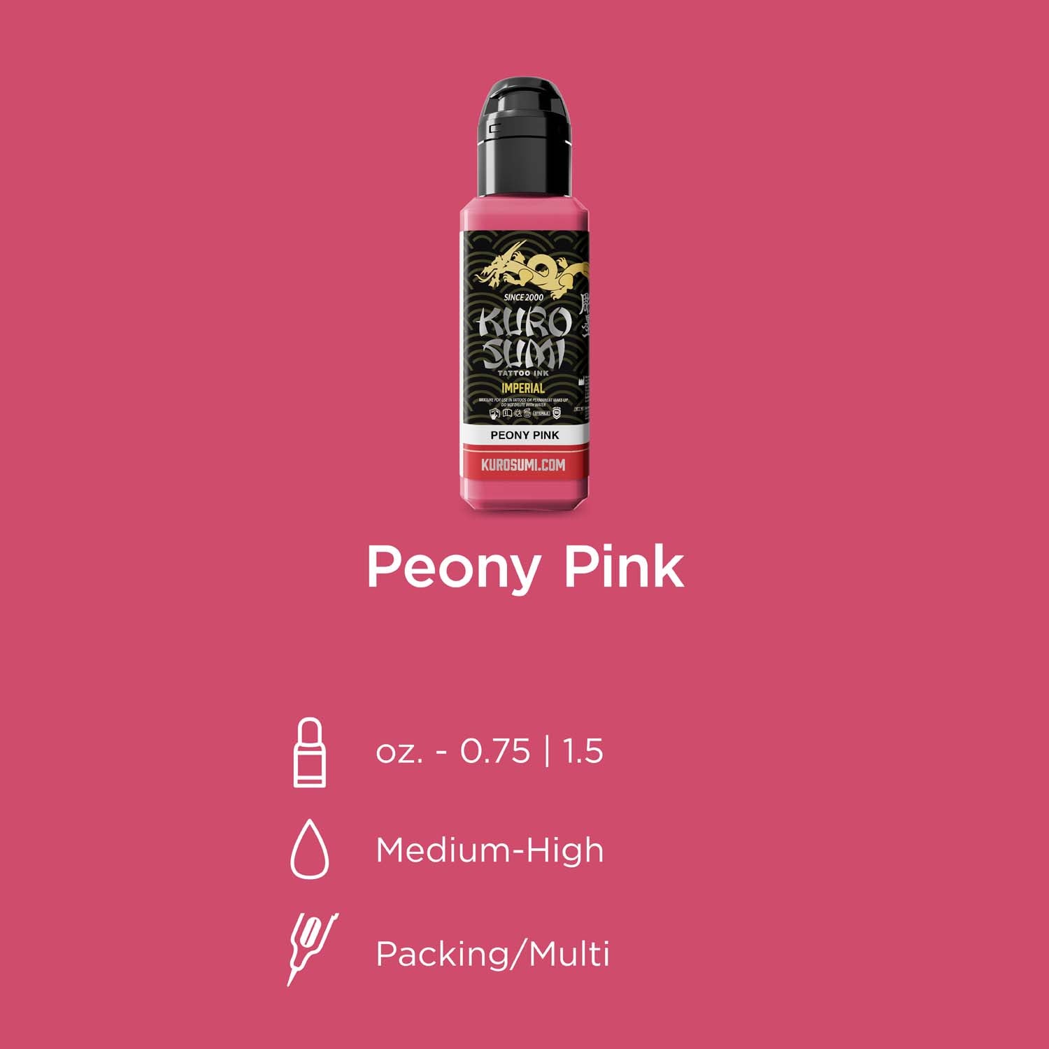 KURO SUMI Imperial - Peony Pink