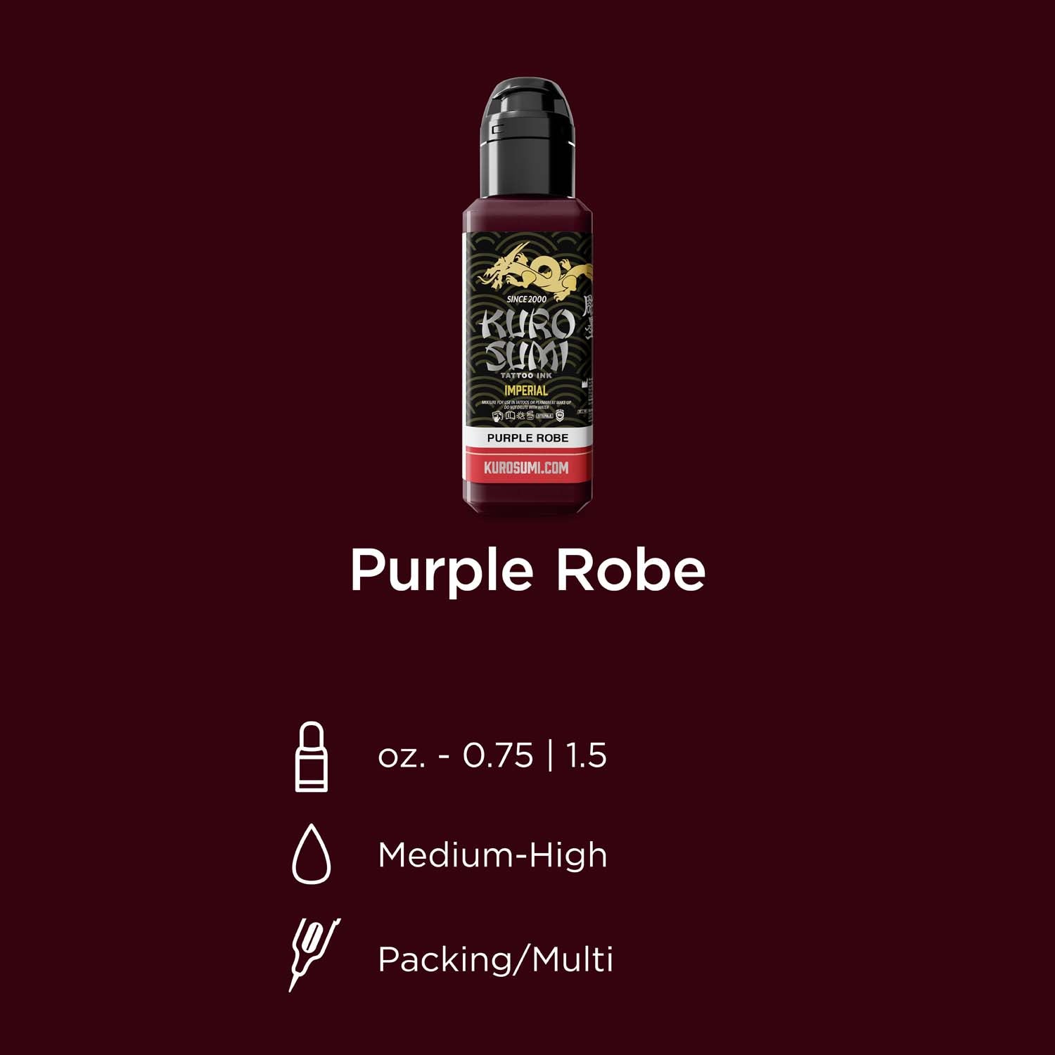 KURO SUMI Imperial - Purple Robe