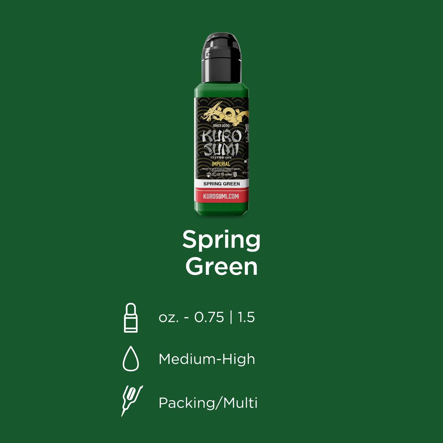 KURO SUMI Imperial - Spring Green