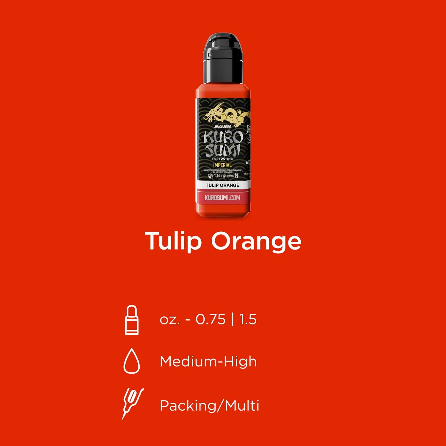 KURO SUMI Imperial - Tulip Orange