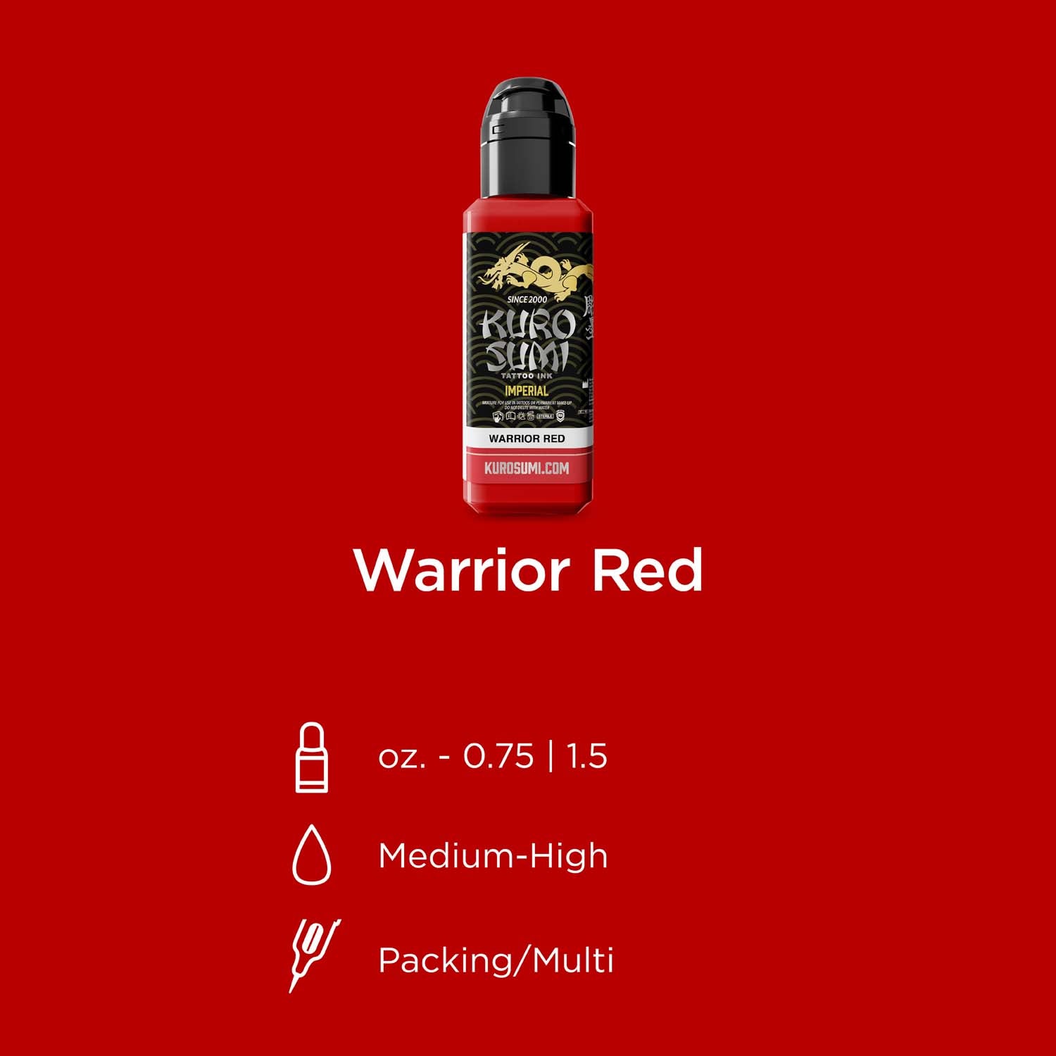 KURO SUMI Imperial - Warrior Red