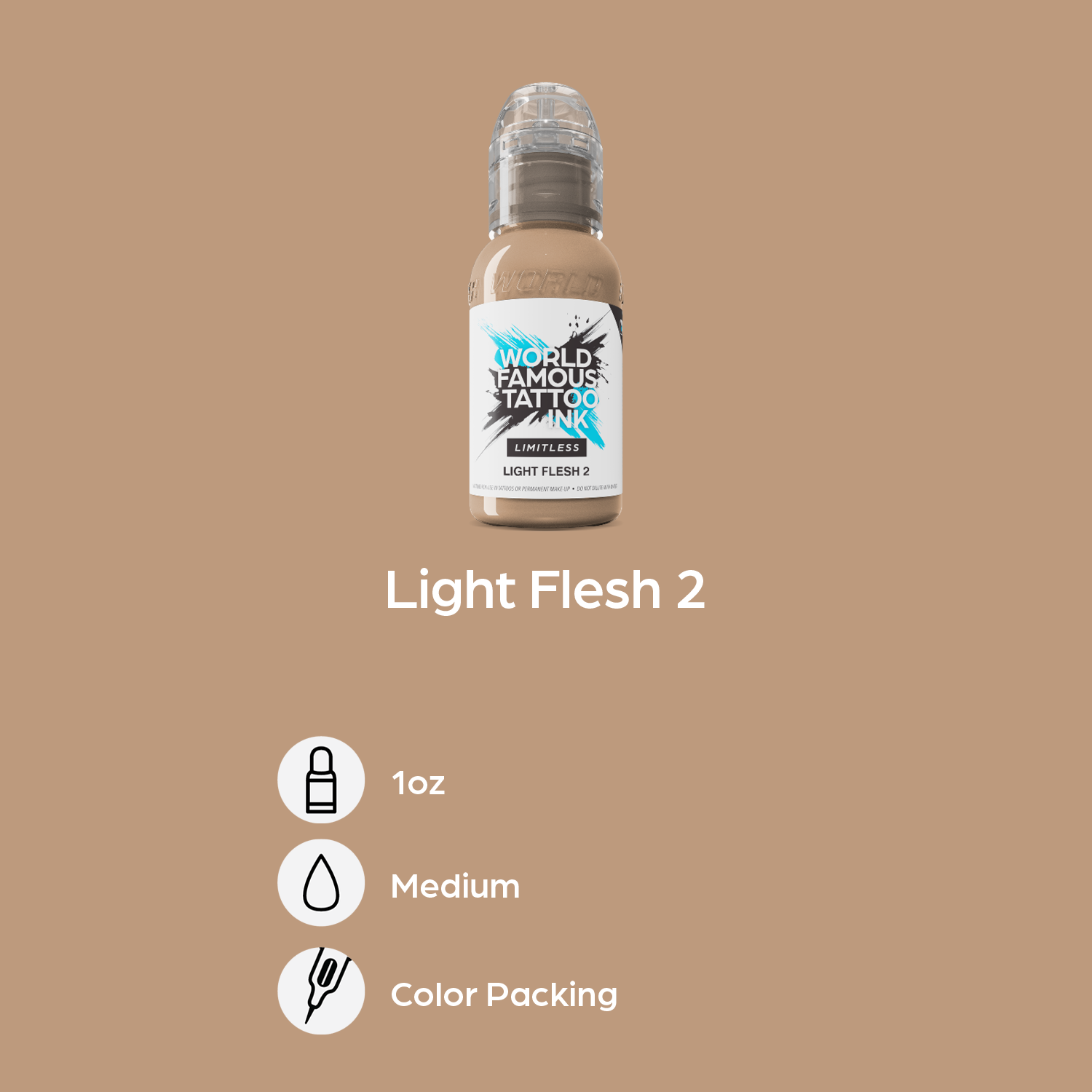 WORLD FAMOUS INK Limitless - Light Flesh 2