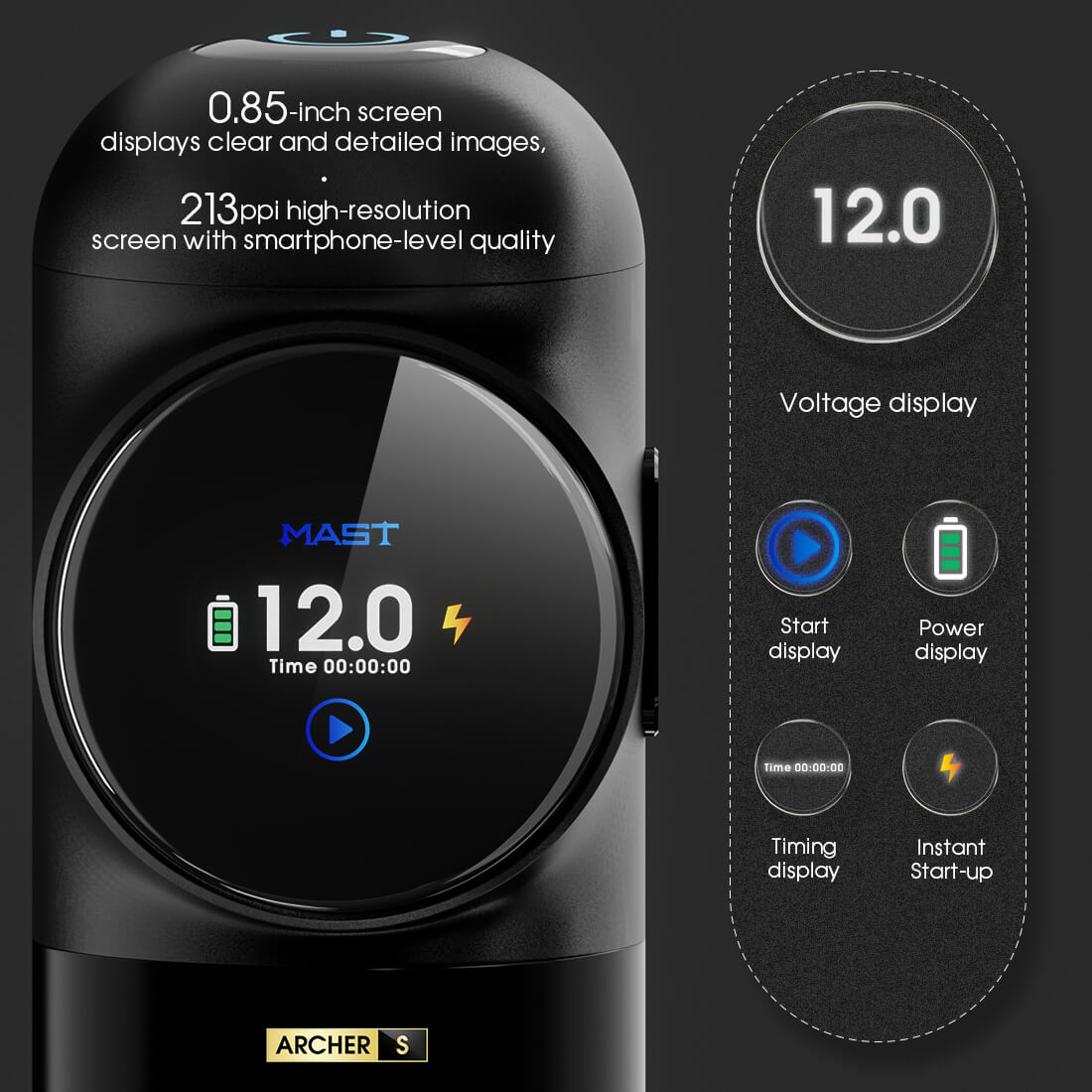 MAST - ARCHER S - Noir