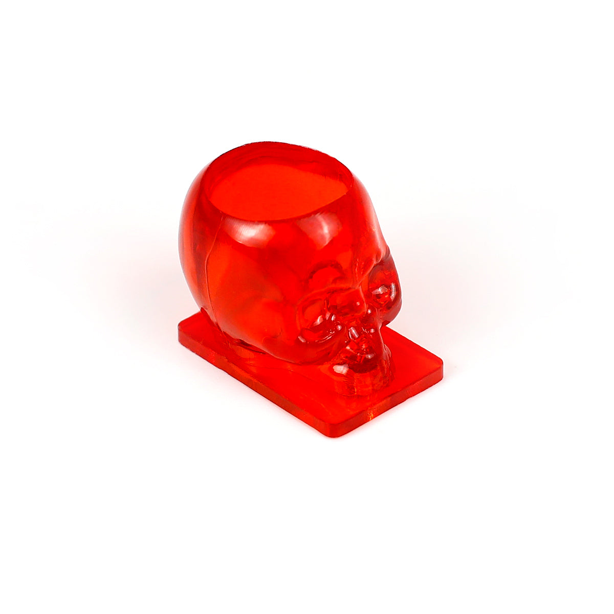 CUP - Tête de Mort - Rouge Transparent