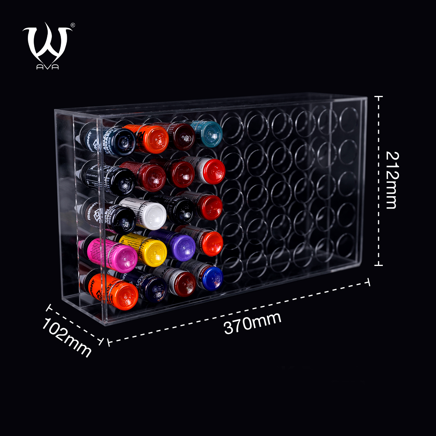 AVA - Présentoir d'encres - Transparent