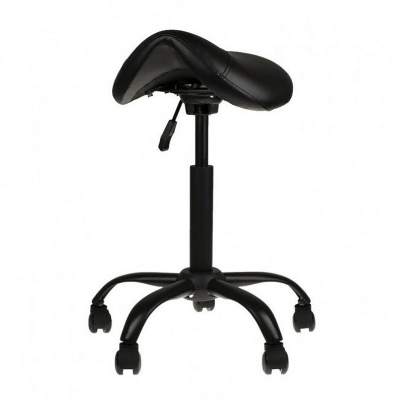 TABOURET PROFESSIONNEL - Selle de Cheval - Noir